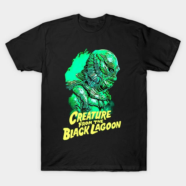 The Creature from the Black Lagoon T-Shirt by Fred_art_61